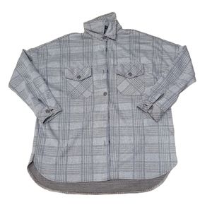 Streetwear Society Plaid‎ Shacket Size M